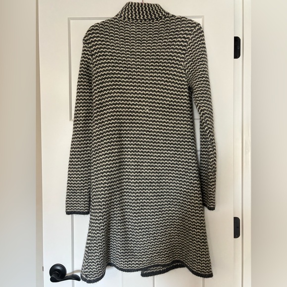 COCOGIO‎ Long Alpaca Wool Cardigan Made in Italy size L - Picture 3 of 7